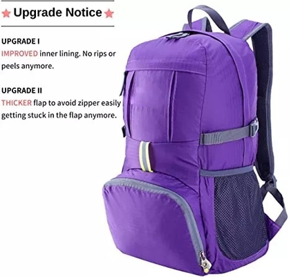 빨간 BSCI 폴드형 하이킹 배낭 35L Mountain Equipment 배낭 방수
