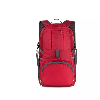 빨간 BSCI 폴드형 하이킹 배낭 35L Mountain Equipment 배낭 방수