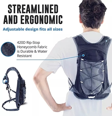 사람들을 여행하는 ISO 2L 방수 올리는 배낭 0.1 킬로그램 가벼운 수화 조끼